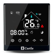 Программируемый терморегулятор Castle АС8400H черный